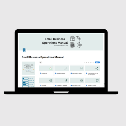 Small Business Operations Manual