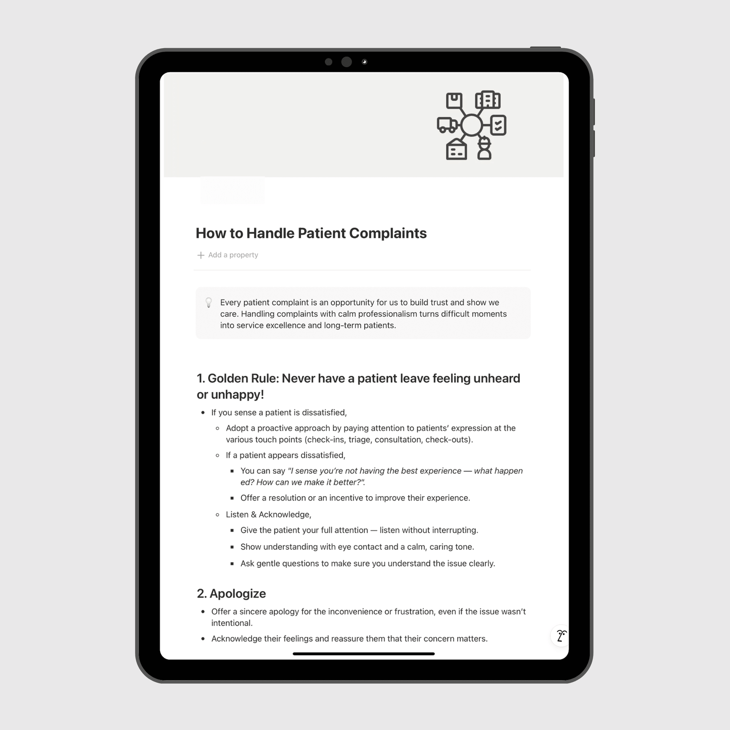 Medical Clinic Operations Manual - Operations Mavenue