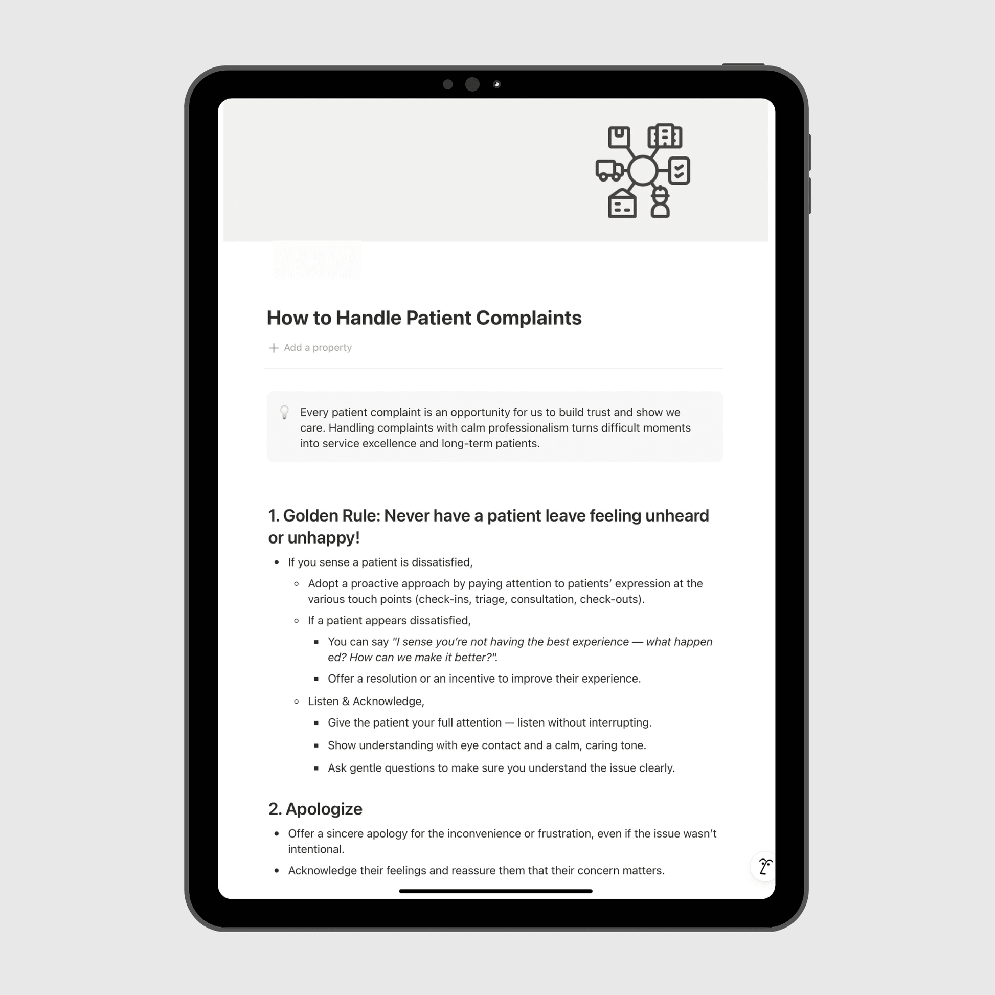 Medical Clinic Operations Manual - Operations Mavenue