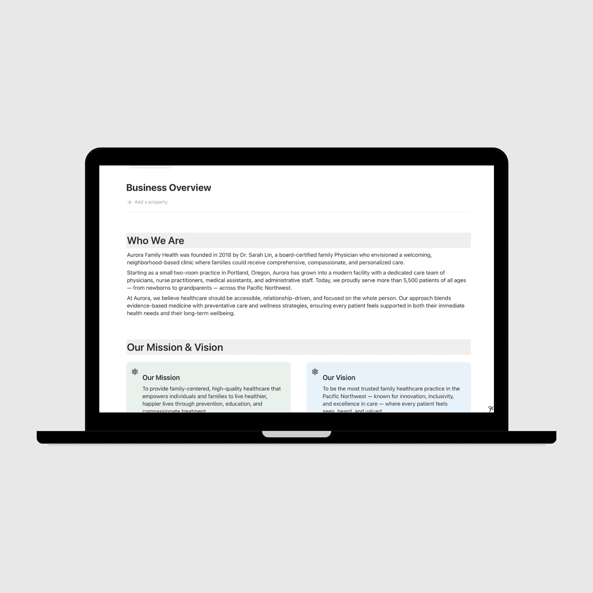 Medical Clinic Operations Manual - Operations Mavenue